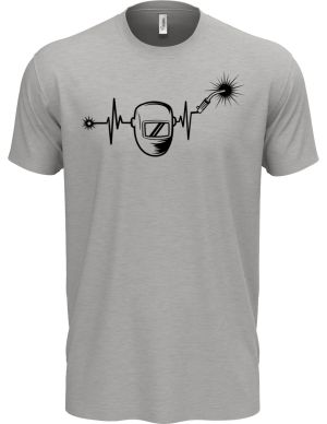 EKG, svářeč, černý tisk