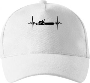 EKG, dřevorubec, černý tisk