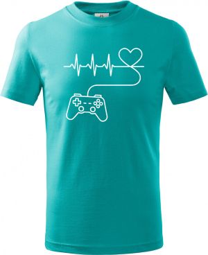 EKG hráče, srdeční puls