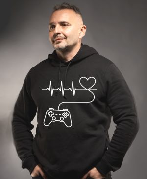 EKG hráče, srdeční puls