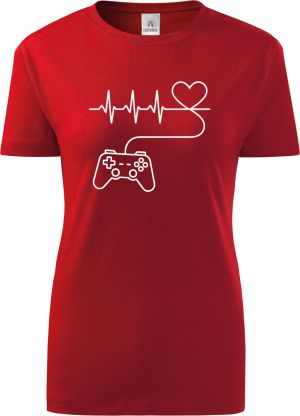 EKG hráče, srdeční puls