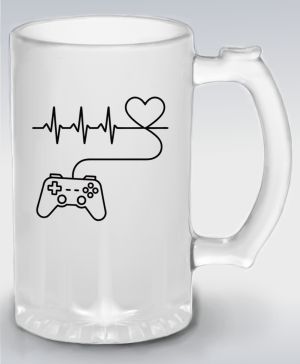 EKG hráče, srdeční puls