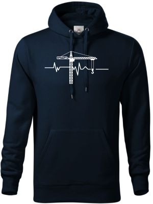 EKG, jeřábník, bílý tisk