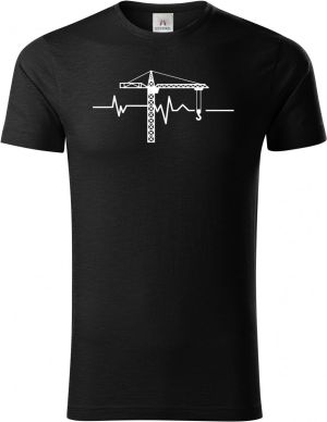 EKG, jeřábník, bílý tisk