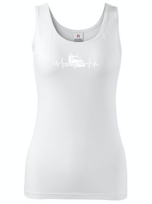 EKG, kamion, bílý tisk