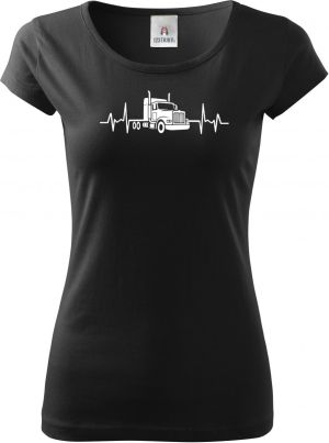 EKG, kamion, bílý tisk