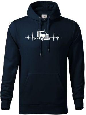 EKG, kamion, bílý tisk