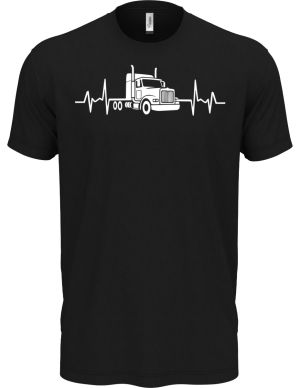 EKG, kamion, bílý tisk