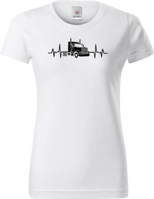 EKG, kamion, černý tisk