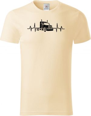 EKG, kamion, černý tisk