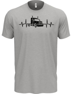 EKG, kamion, černý tisk