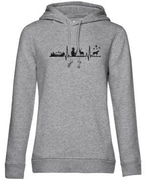 EKG, myslivec, černý tisk