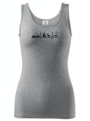 EKG, myslivec, černý tisk