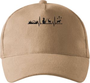 EKG, myslivec, černý tisk