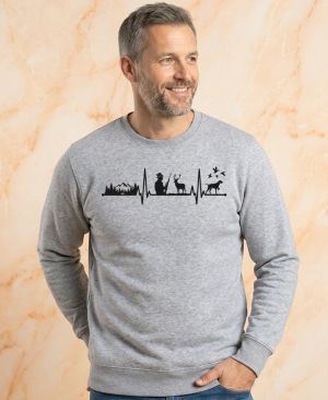 EKG, myslivec, černý tisk