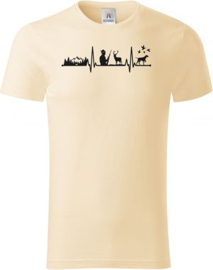 EKG, myslivec, černý tisk