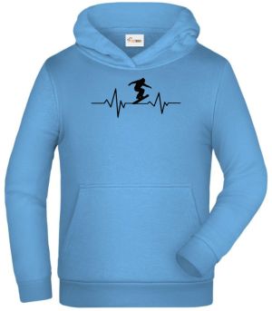 EKG, snowboard, černý tisk