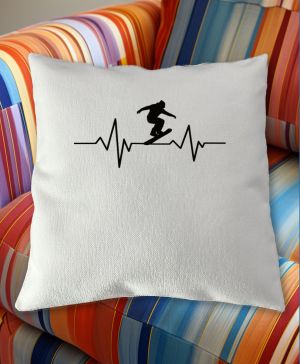 EKG, rytmus lyžaře, černý tisk