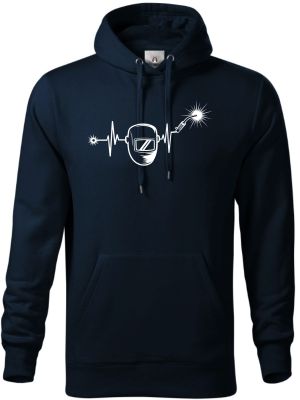 EKG, svářeč, bílý tisk