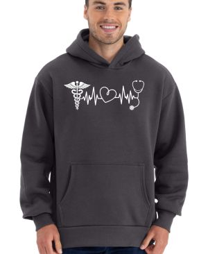 EKG, zdravotník, bílý tisk