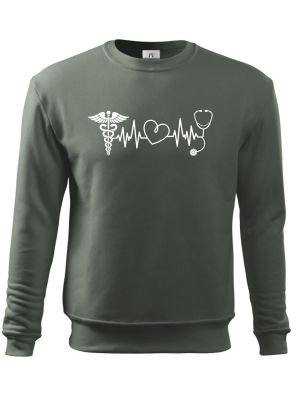 EKG, zdravotník, bílý tisk