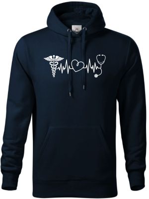 EKG, zdravotník, bílý tisk