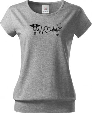 EKG, zdravotník, černý tisk