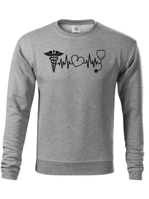 EKG, zdravotník, černý tisk