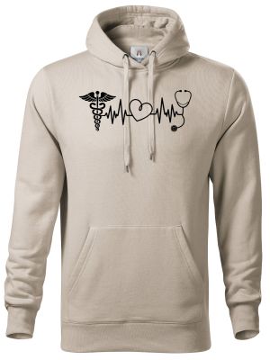 EKG, zdravotník, černý tisk