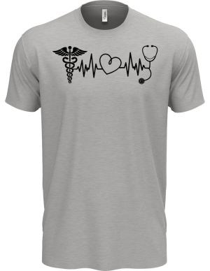 EKG, zdravotník, černý tisk