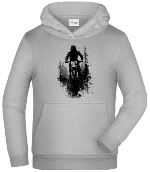 Enduro, les, černý tisk