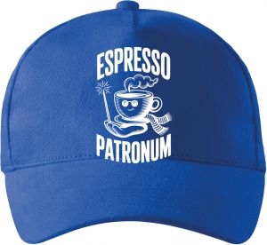 Espresso patronum. bílý potisk