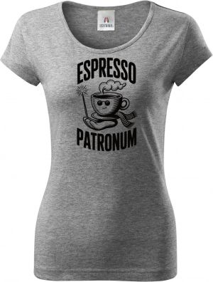 Espresso patronum, černý tisk