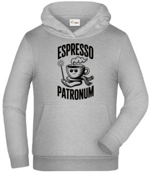 Espresso patronum, černý tisk