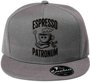 Espresso patronum, černý tisk