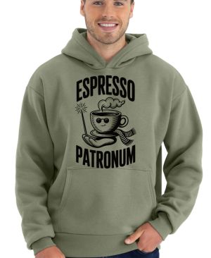Espresso patronum, černý tisk