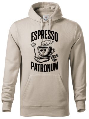 Espresso patronum, černý tisk