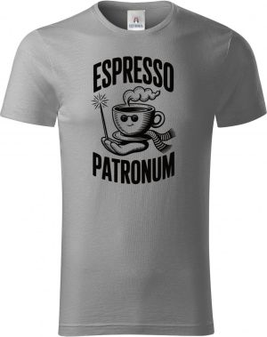 Espresso patronum, černý tisk
