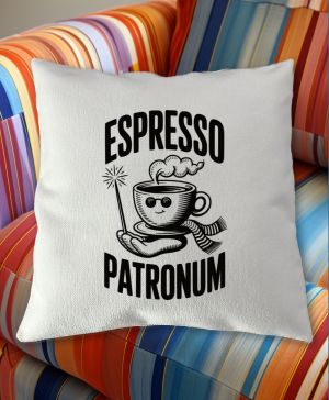 Espresso patronum, černý tisk