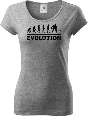 Evolution hokej, černý tisk