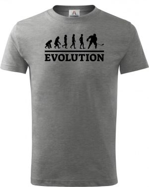 Evolution hokej, černý tisk