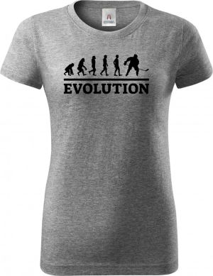 Evolution hokej, černý tisk