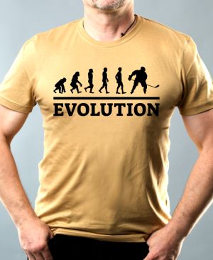 Evolution hokej, černý tisk