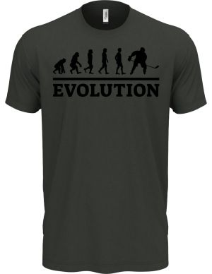 Evolution hokej, černý tisk