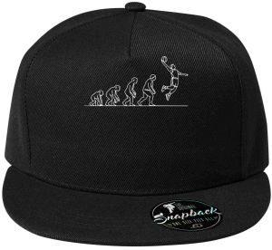 Evoluce basketbalista, bílý tisk