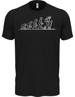 Evoluce běžkaře, bílý tisk
