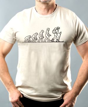 Evoluce běžkaře, černý tisk
