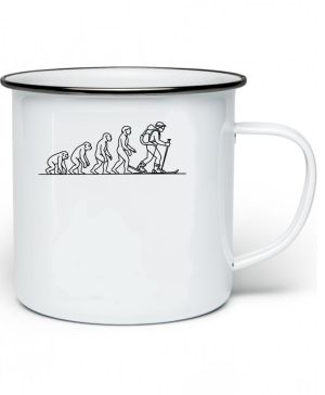Evoluce běžkaře, černý tisk