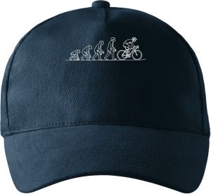Evoluce cyklista, bílý tisk