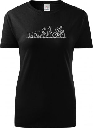 Evoluce cyklista, bílý tisk
